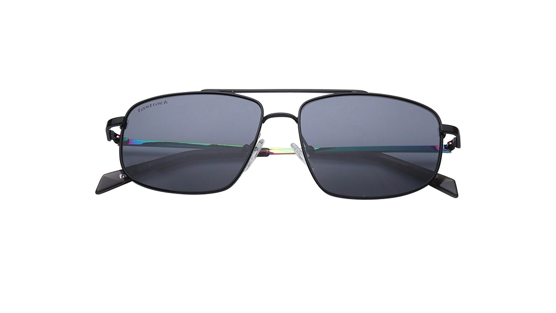 Black Navigator Rimmed Sunglasses(M261BK2V)