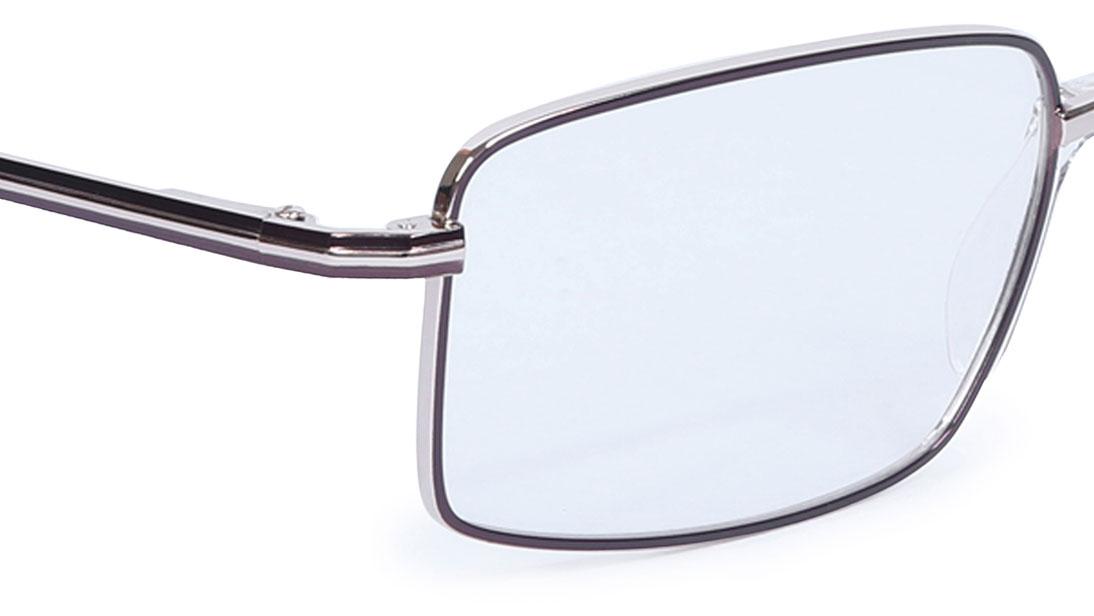 Gold Rectangle Rimmed Eyeglasses (T2356A1A1|54)