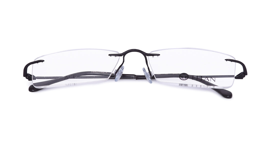 Rectangle Rimless Unisex Eyeglasses (TA0022URM1V|53)