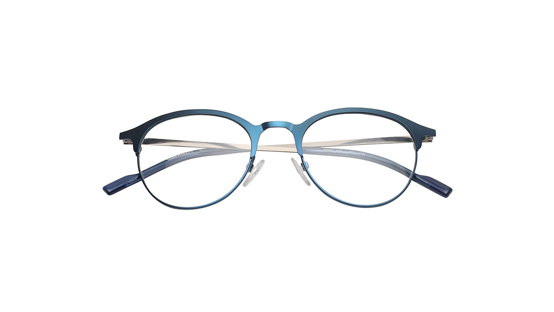 Blue Rimmed Unisex Eyeglasses (TA0066UFM3MLGV|49)