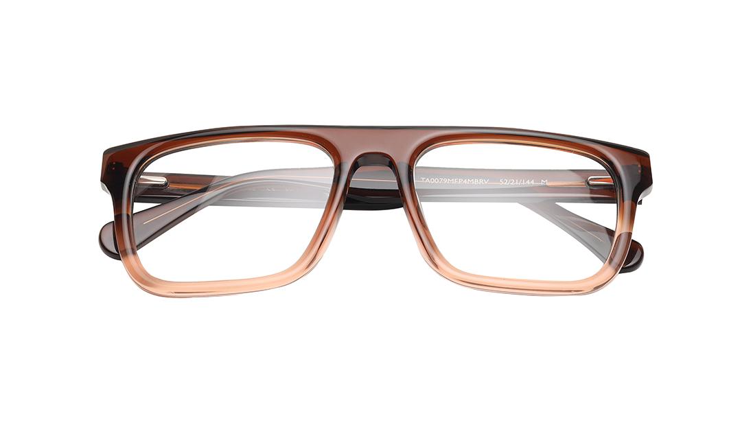 Brown Rimmed Men Eyeglasses (TA0079MFP4MBRV|52)