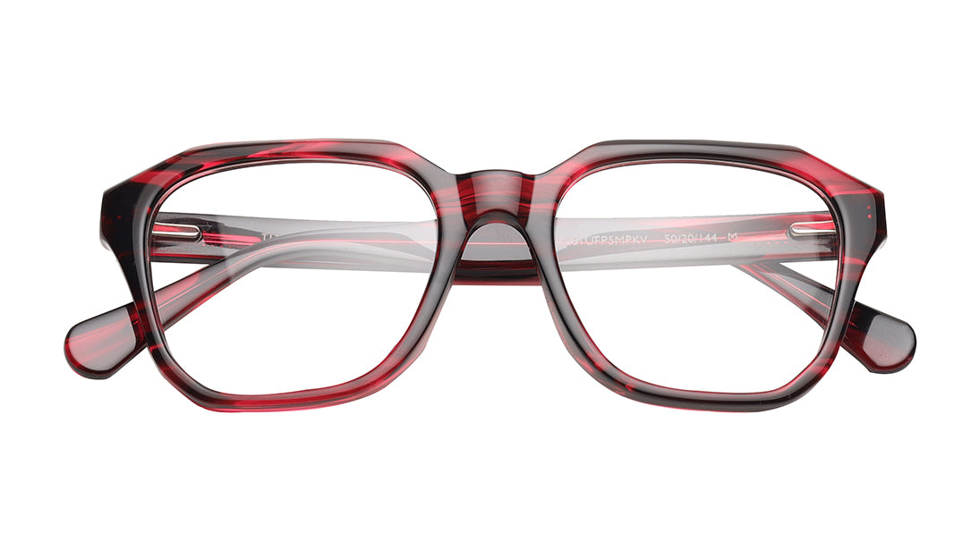 Pink Rimmed Unisex Eyeglasses (TA0081UFP5MPKV|50)