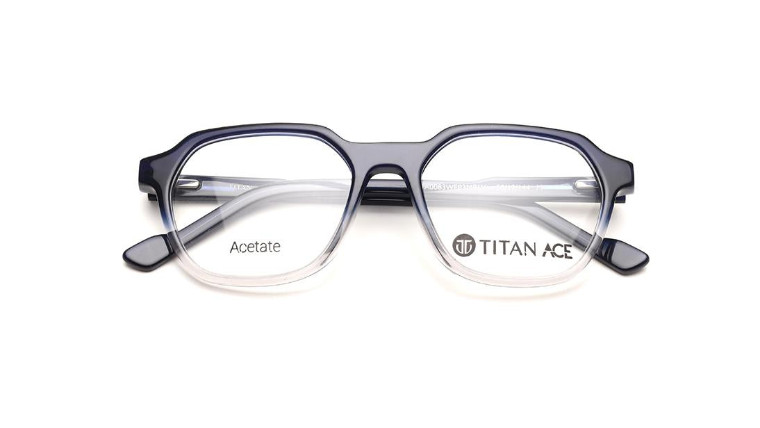 Blue Rimmed Women Eyeglasses (TA0083WFP3MBLV|50)