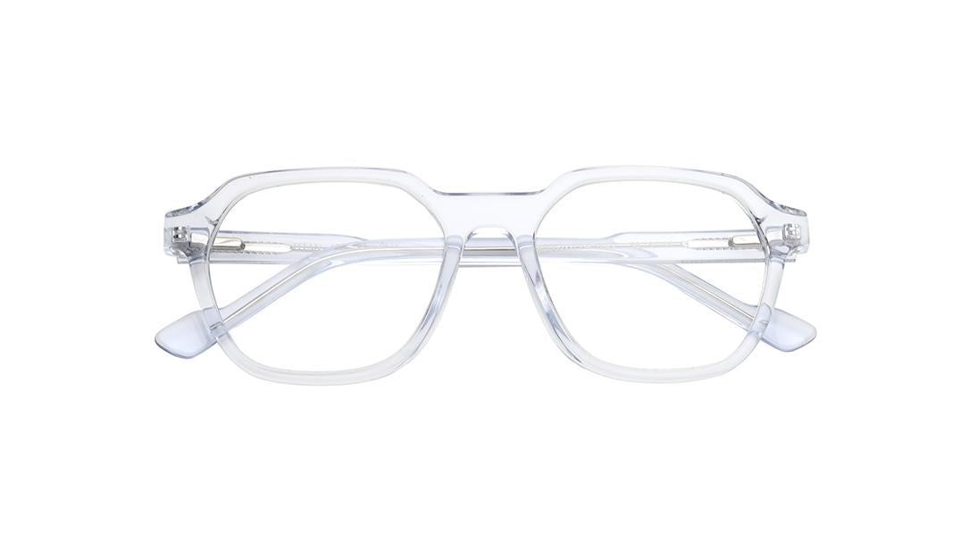 Transparent Rimmed Women Eyeglasses (TA0083WFP4MTRV|50)