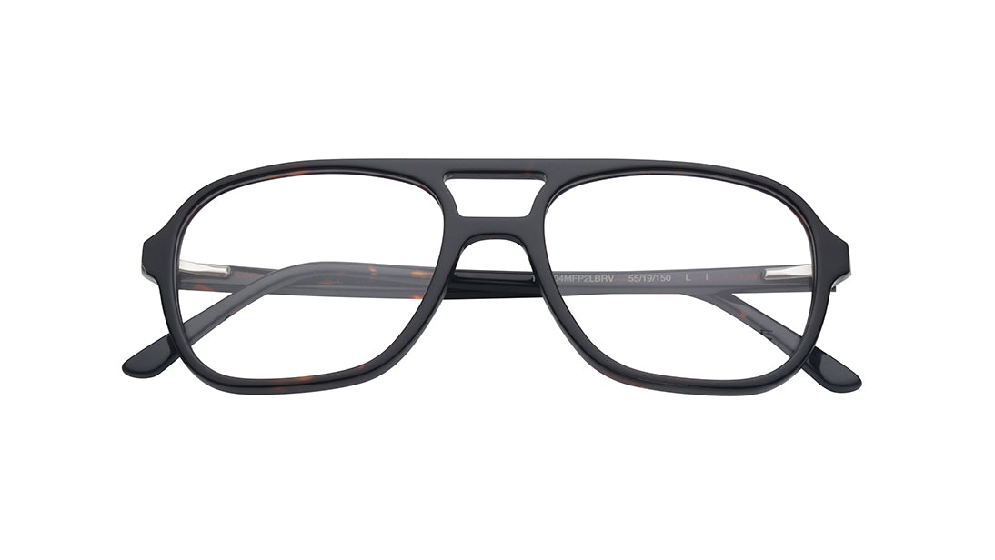 Brown Square Rimmed Eyeglasses for Men