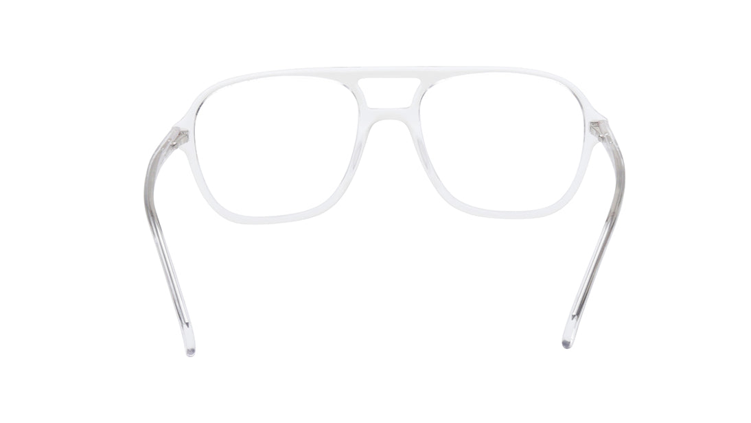 Transparent Square Rimmed Eyeglasses for Men