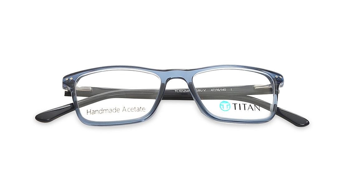 Rectangle Rimmed Men Eyeglasses (TC1012MFP3XSBUV|47)