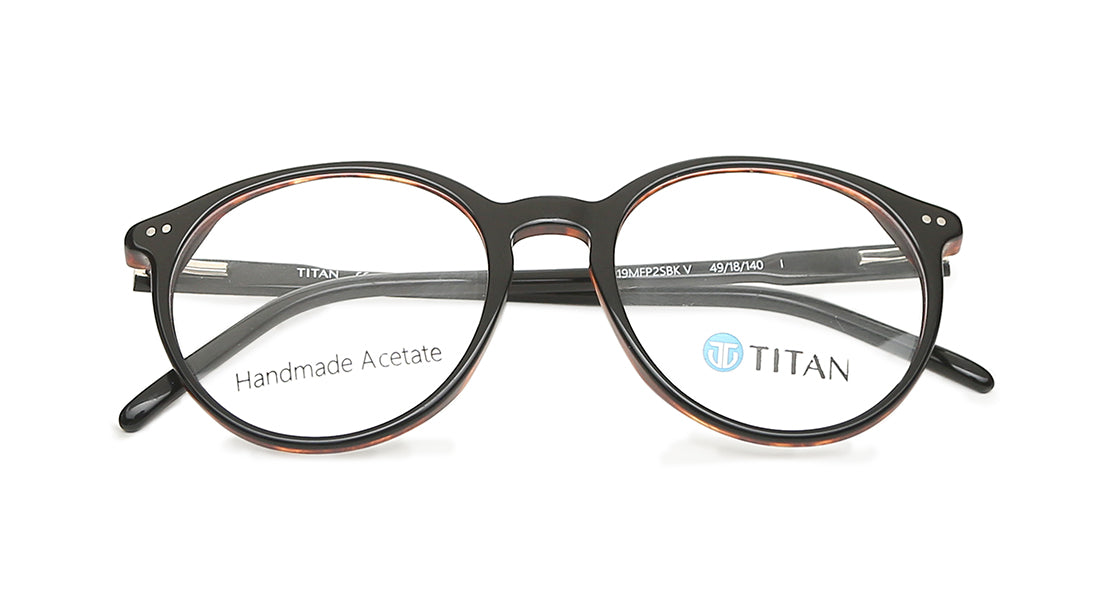 Round Rimmed Men Eyeglasses (TC1019MFP2SBKV|48)