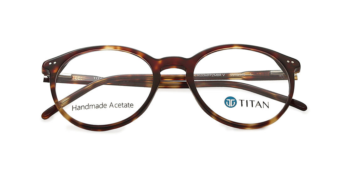 Round Rimmed Men Eyeglasses (TC1020MFP2MBRV|51)
