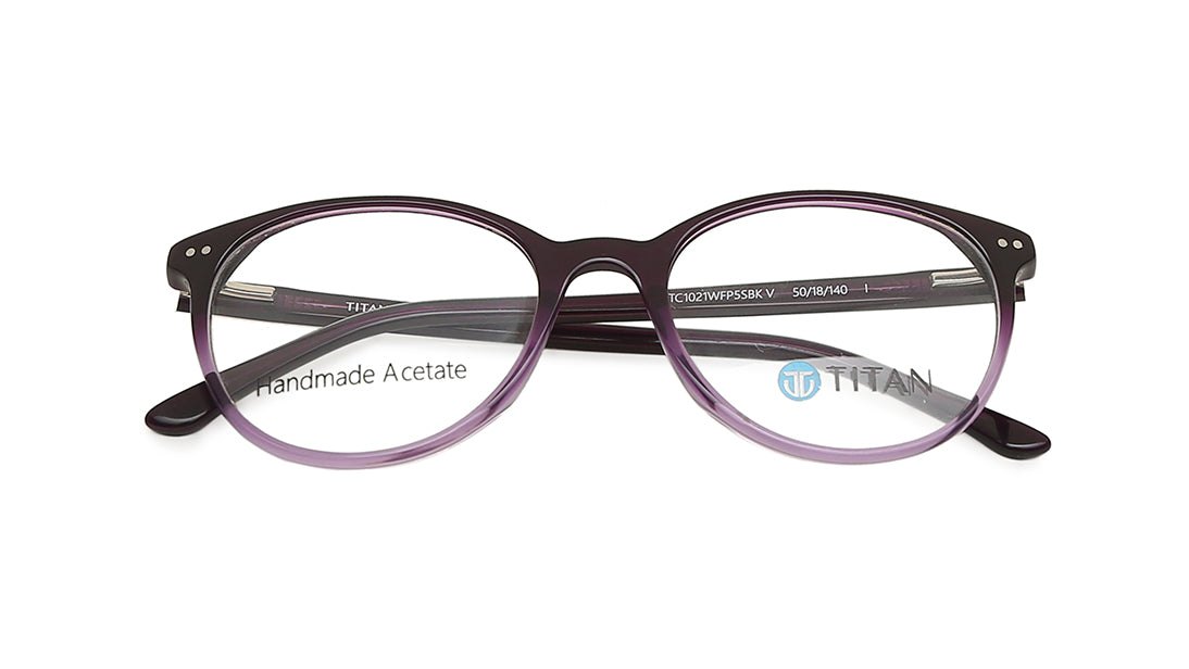 Round Rimmed Women Eyeglasses (TC1021WFP5SBKV|50)