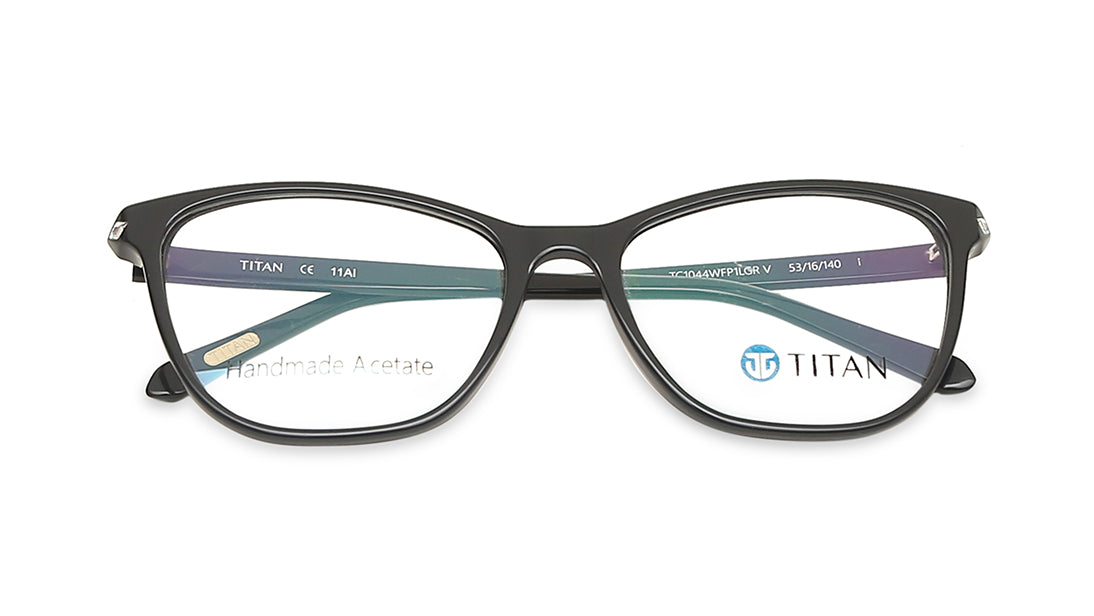 Grey Cateye Rimmed Eyeglasses (TC1044WFP1LGRV|53)