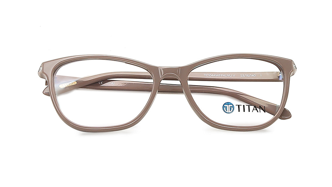Nude Cateye Rimmed Eyeglasses (TC1044WFP4LNUV|53)