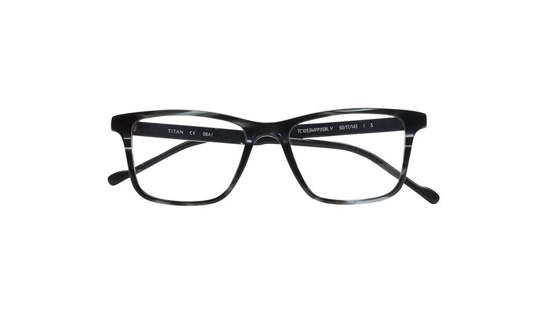 Black Square Men Eyeglasses (TC1053MFP3SBLV|50)