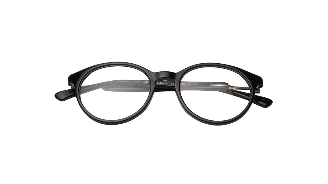 Black Round Women Eyeglasses (TC1059WFP1MBKV|51)