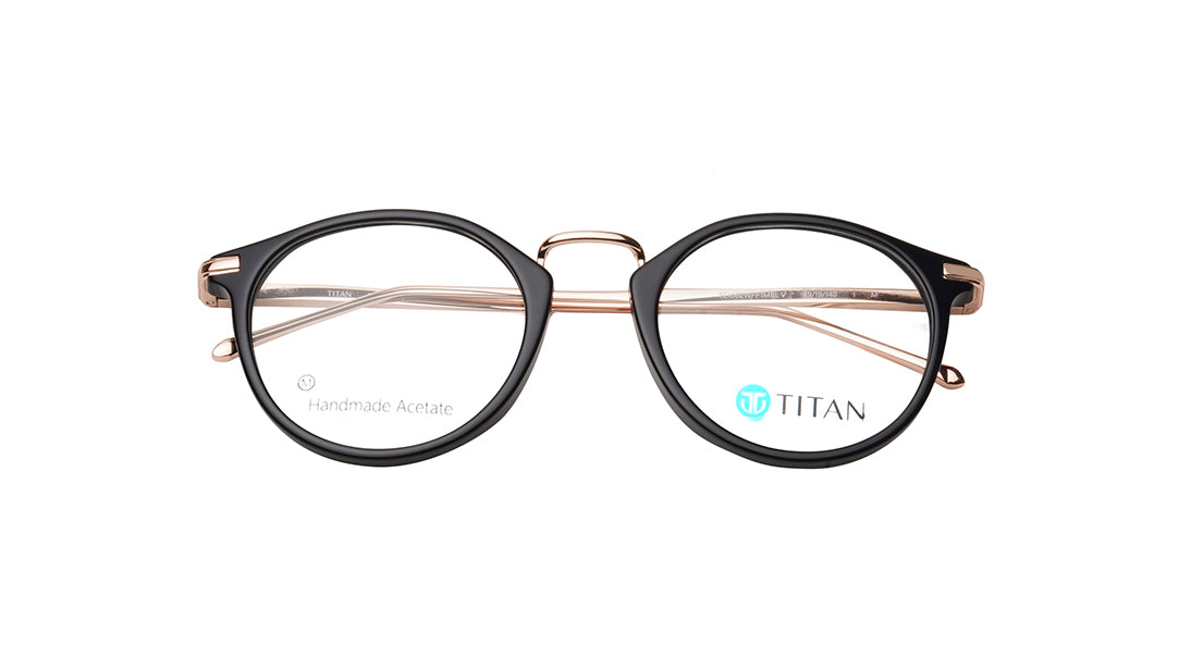 Blue Round Women Eyeglasses (TC1062WFP1MBLV|50)