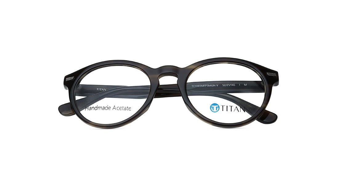 Green Round Men Eyeglasses (TC1065MFP3MGNV|52)