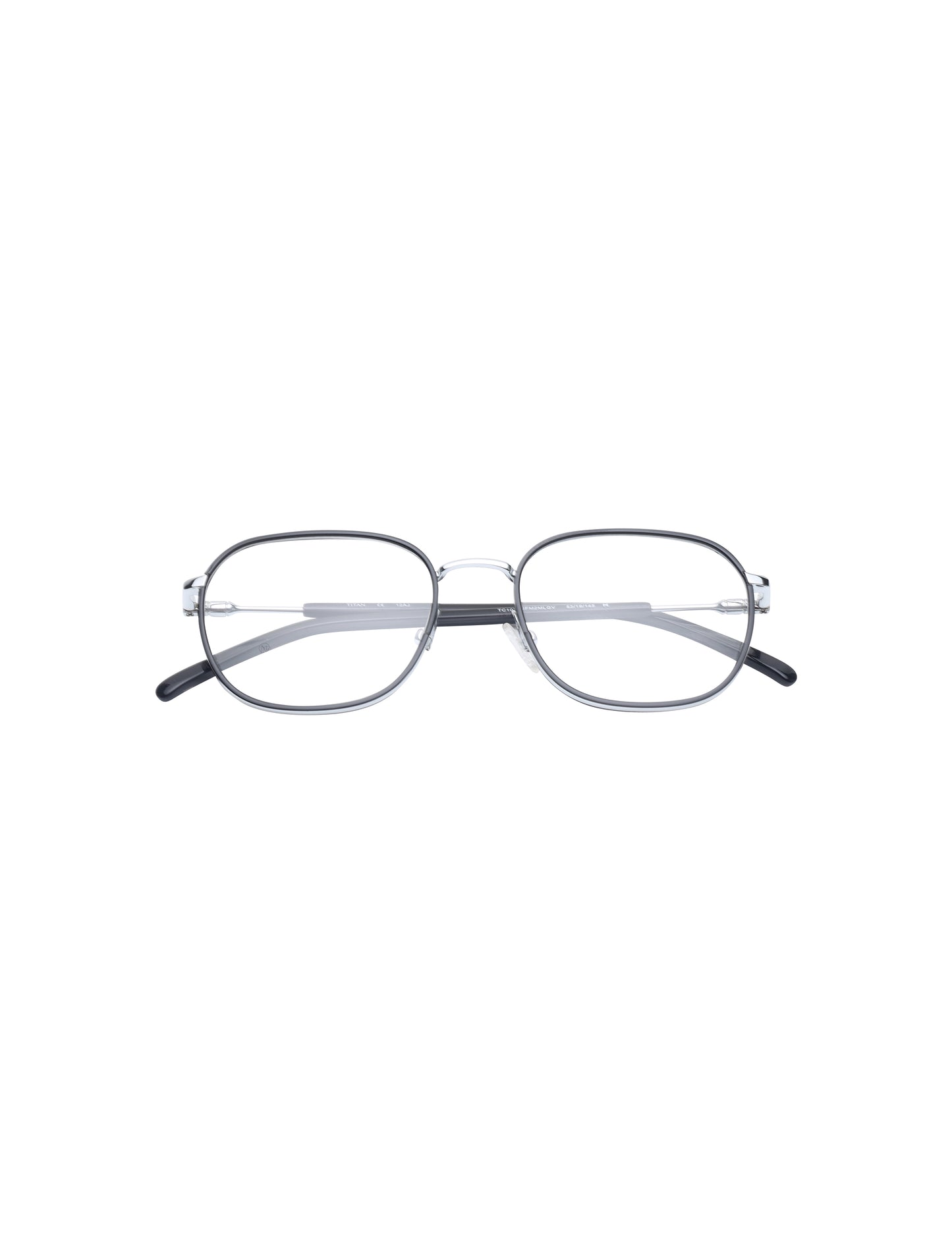 Grey Rimmed Unisex Eyeglasses (TC1077UFM2MLGV|53)