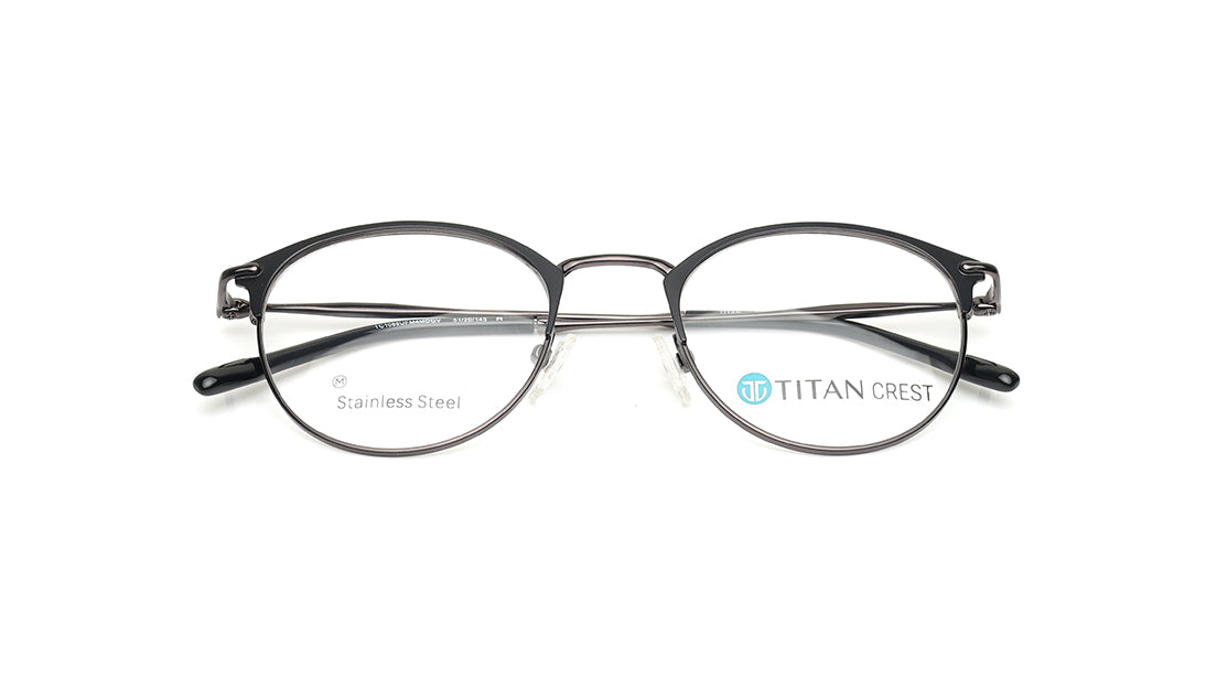 Black Rimmed Unisex Eyeglasses (TC1088UFM4MDGV|51)