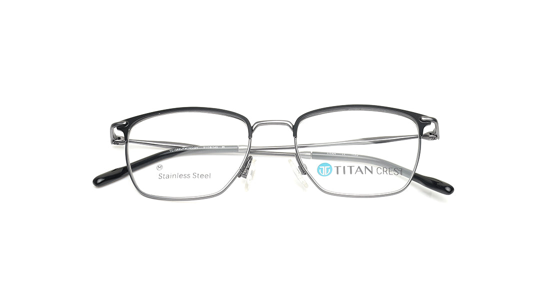 Black Rimmed Unisex Eyeglasses (TC1089UFM2MDGV|51)