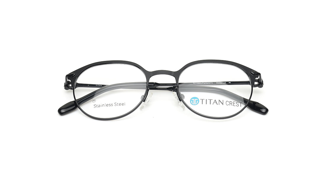 Black Rimmed Unisex Eyeglasses (TC1095UFM3MGYV|50)