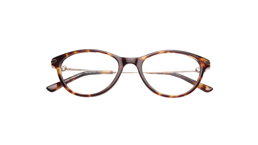 Brown CatEye Rimmed Women Eyeglasses (TC1101WFC1MBRV|52)