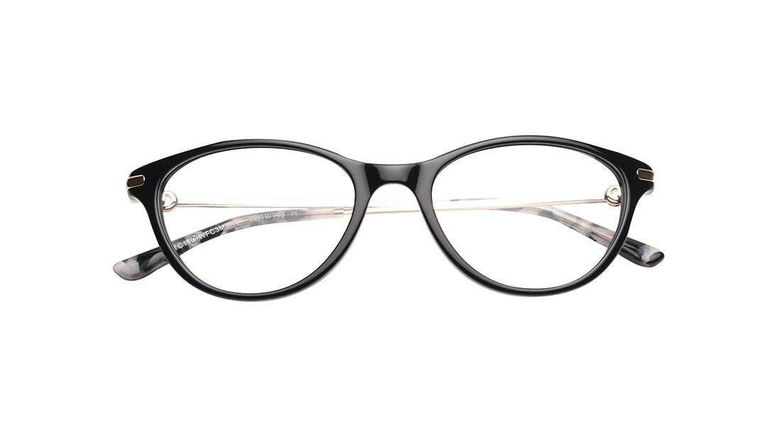CatEye Rimmed Women Eyeglasses (TC1101WFC3MBKV|52)