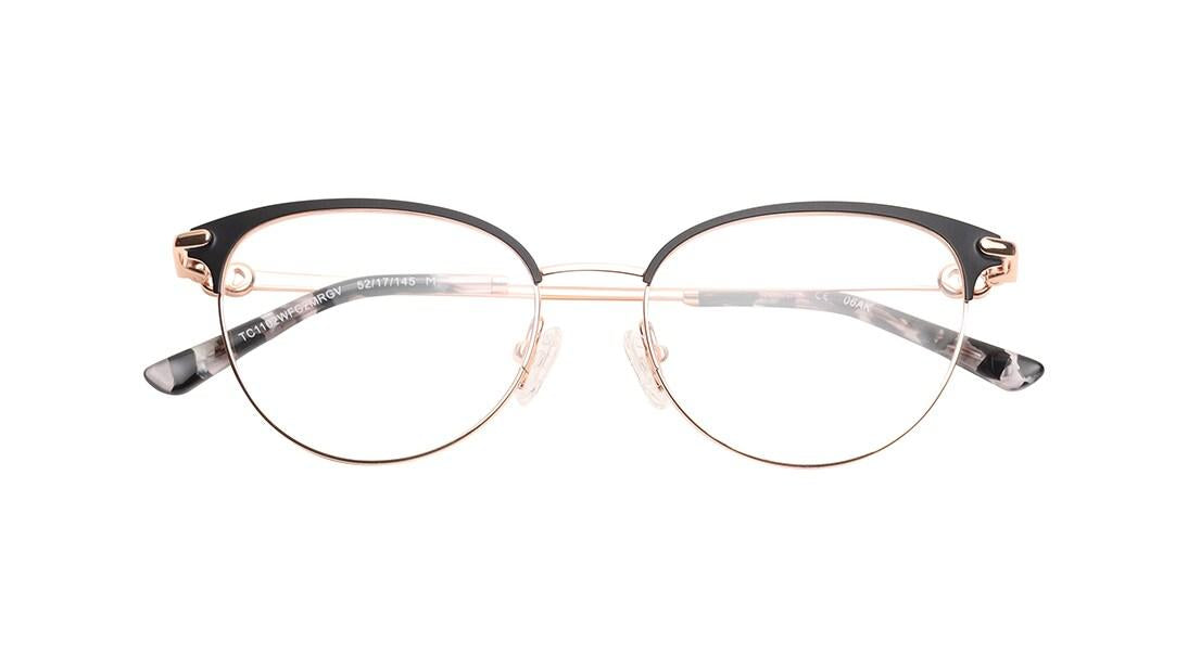 CatEye Rimmed Women Eyeglasses (TC1102WFC2MRGV|52)