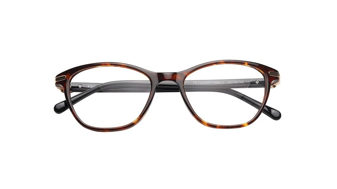 CatEye Rimmed Women Eyeglasses (TC1103WFP1MBLV|52)
