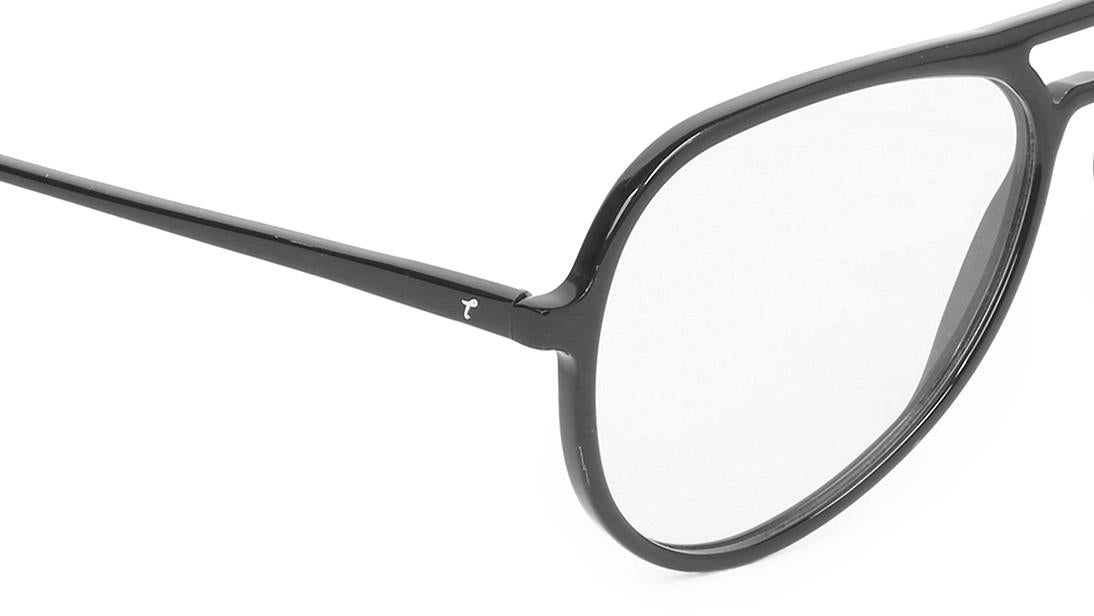 Black Aviator Rimmed Eyeglasses (TF1001UFP1|55)