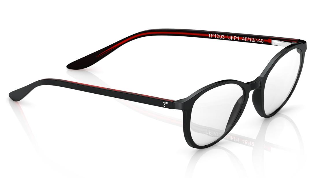Black Round Rimmed Eyeglasses (TF1003UFP1|48)