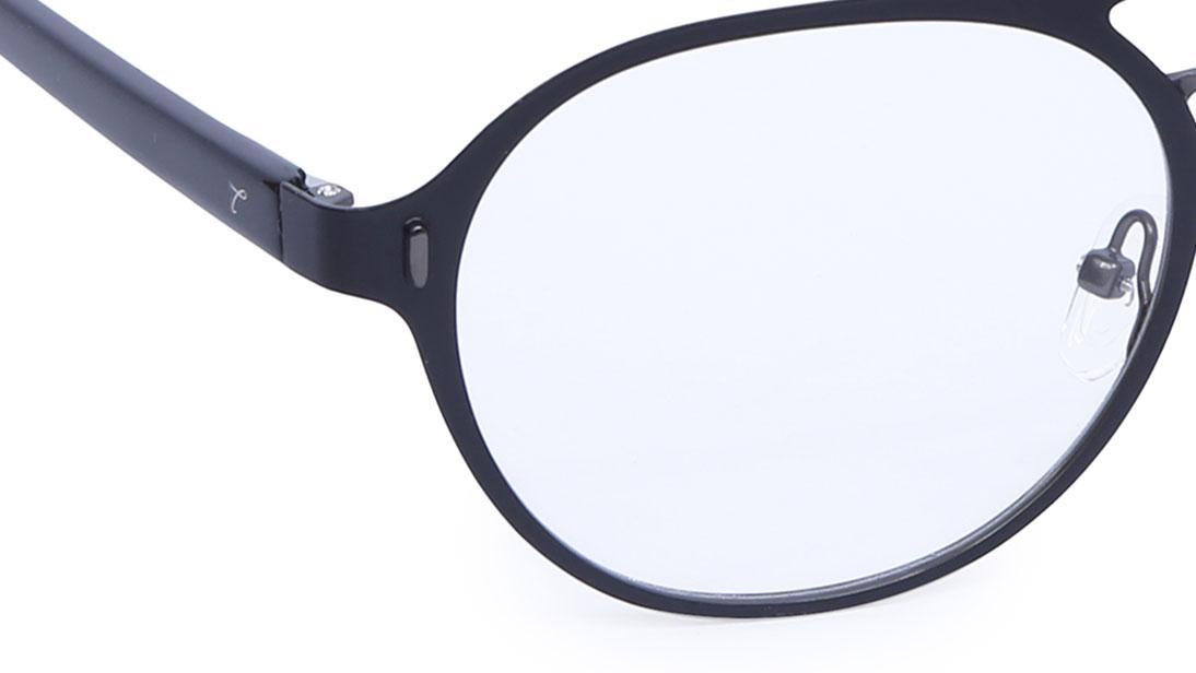 Black Aviator Rimmed Eyeglasses (TF1043MFM1|51)