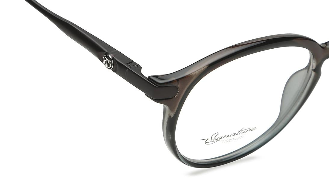 Brown Round Men Eyeglasses (TF1116MFC3V|49)