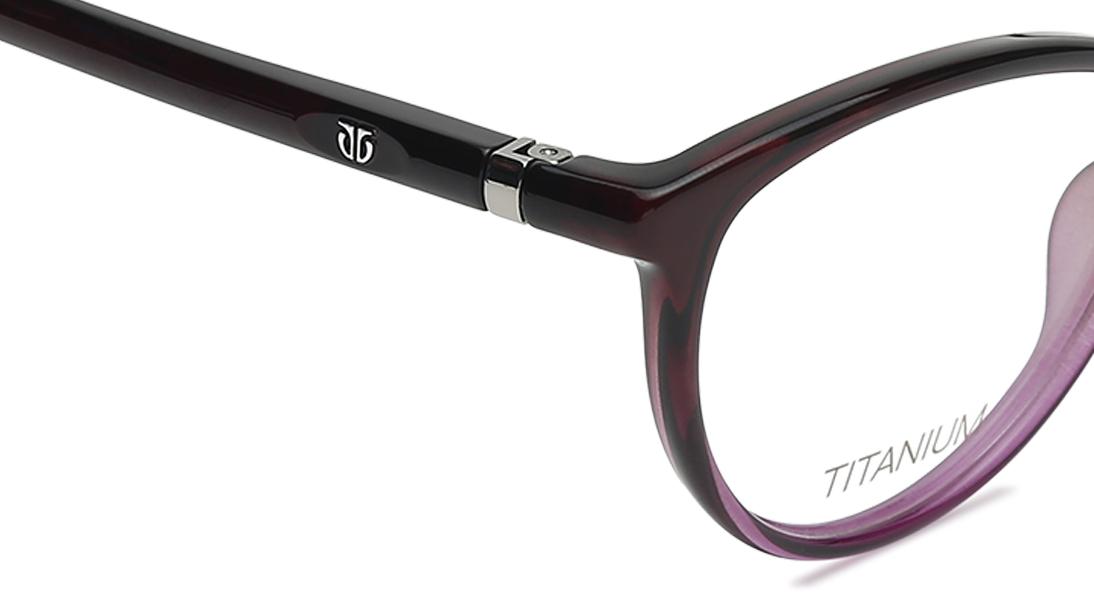Purple CatEye Women Eyeglasses (TF1118WFC3V|50)