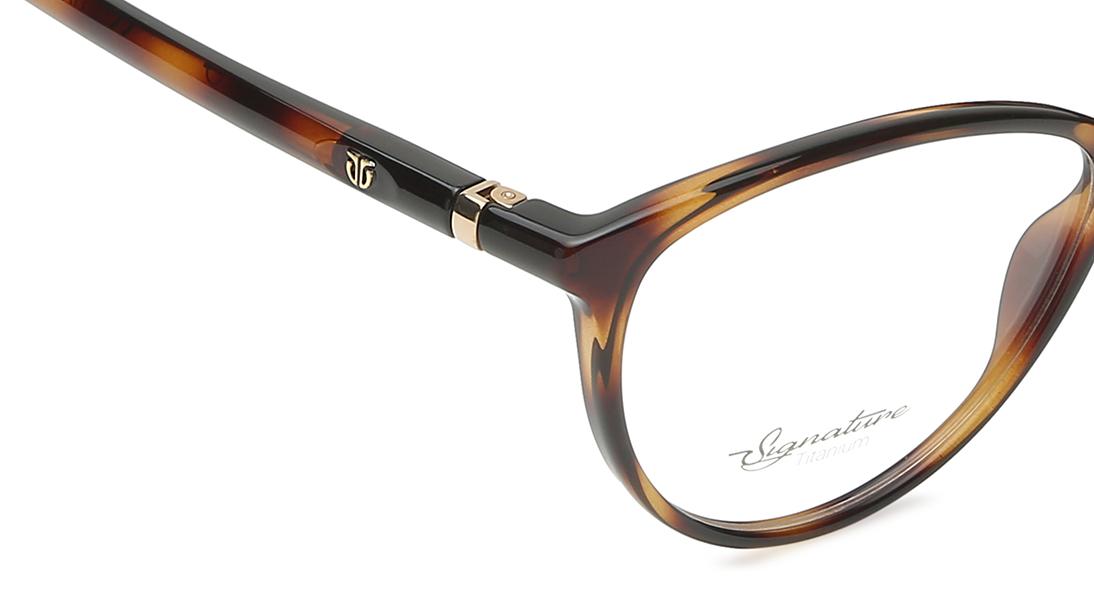 Brown CatEye Women Eyeglasses (TF1118WFC5V|54)