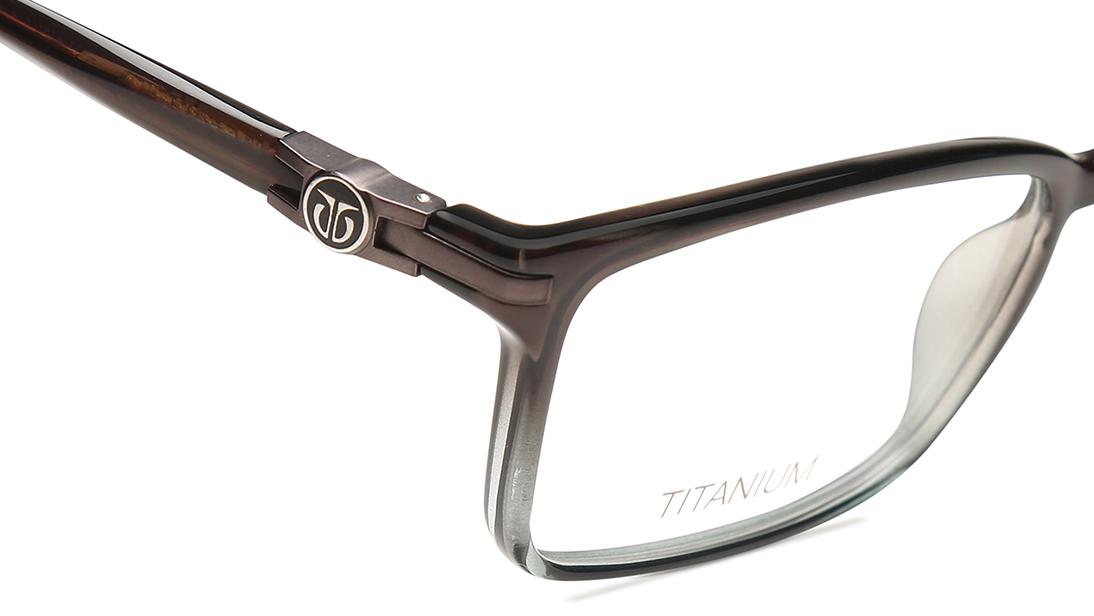 Black Rectangle Rimmed Eyeglasses (TF1151MFC2|54)