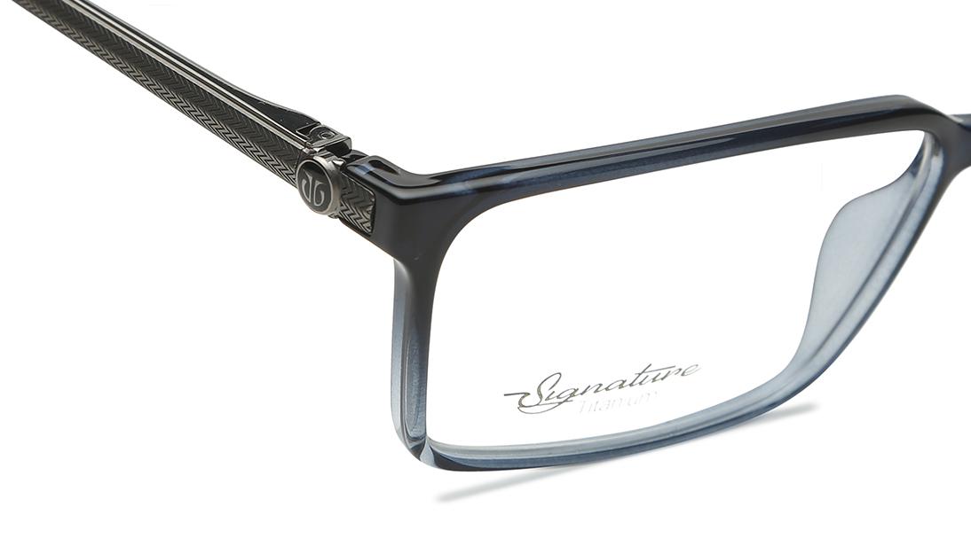 Black Rectangle Rimmed Eyeglasses (TF1154MFC3V|53)