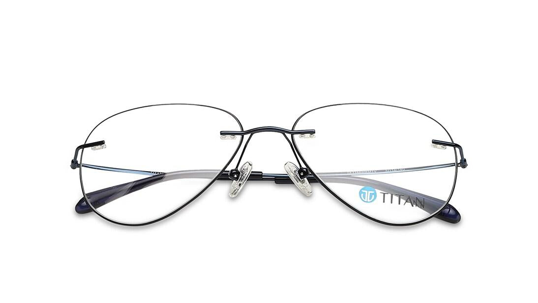 Grey Round Rimless Eyeglasses(TF1166MRM1V)
