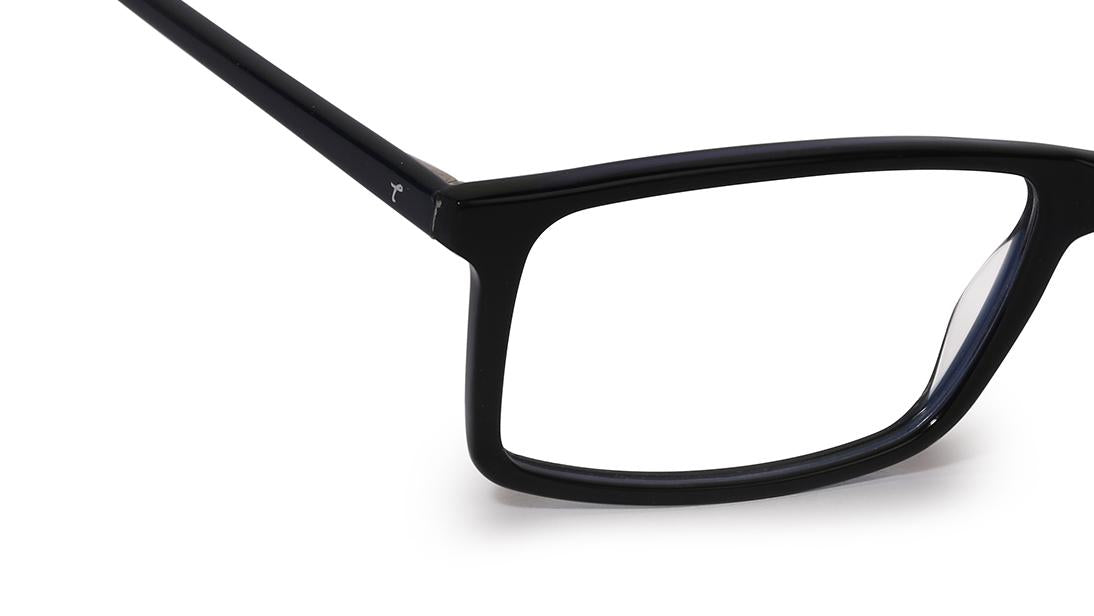 Blue Rectangle Rimmed Eyeglasses (TR1174A1A1|51)