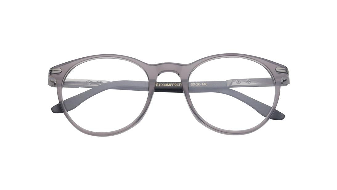 Transparent Round Rimmed Eyeglasses for Men