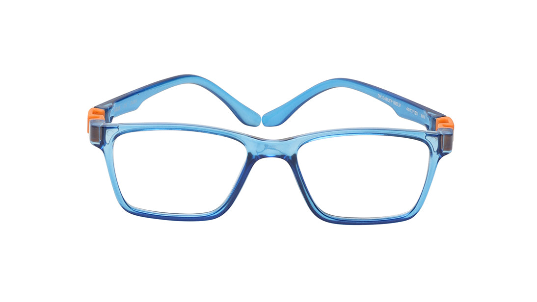 Blue Square Rimmed Eyeglasses(DK1046UFP1MBLV)