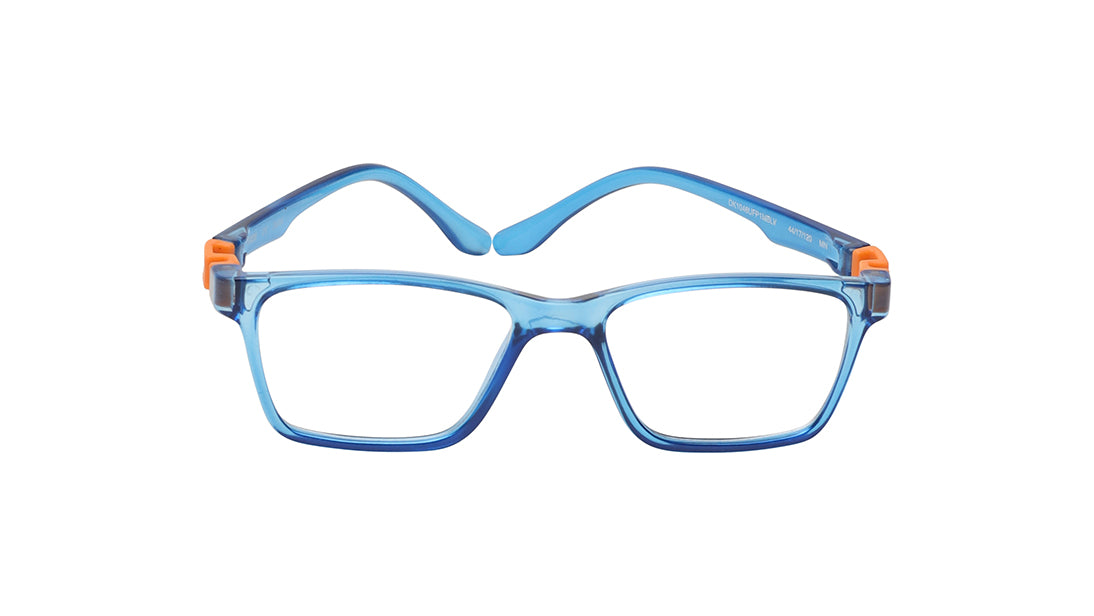 Blue Square Rimmed Eyeglasses(DK1046UFP1MBLV)