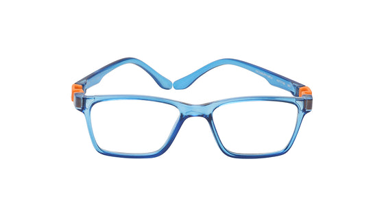 Blue Square Rimmed Eyeglasses(DK1046UFP1MBLV)
