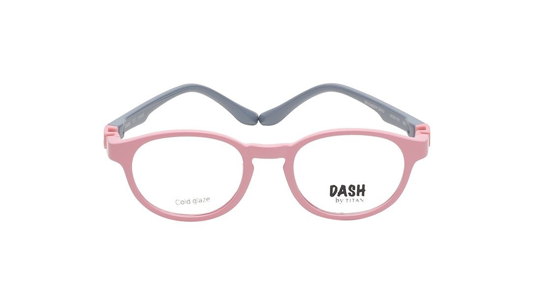 Pink Square Rimmed Kids Eyeglasses