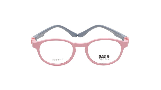 Pink Square Rimmed Kids Eyeglasses