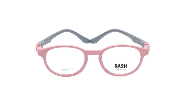 Pink Square Rimmed Kids Eyeglasses