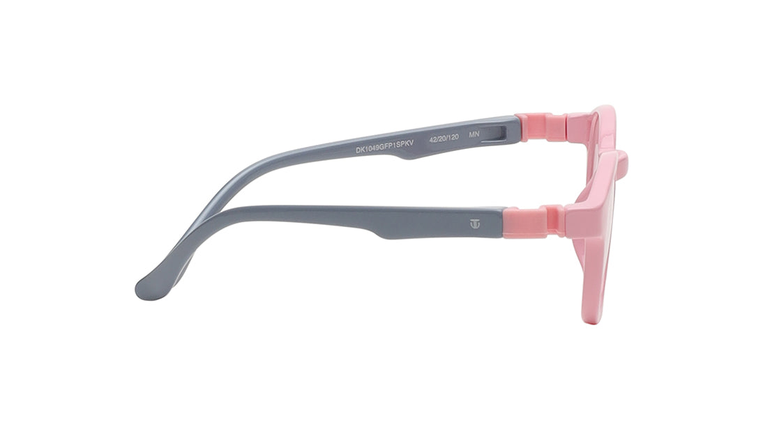 Pink Square Rimmed Kids Eyeglasses