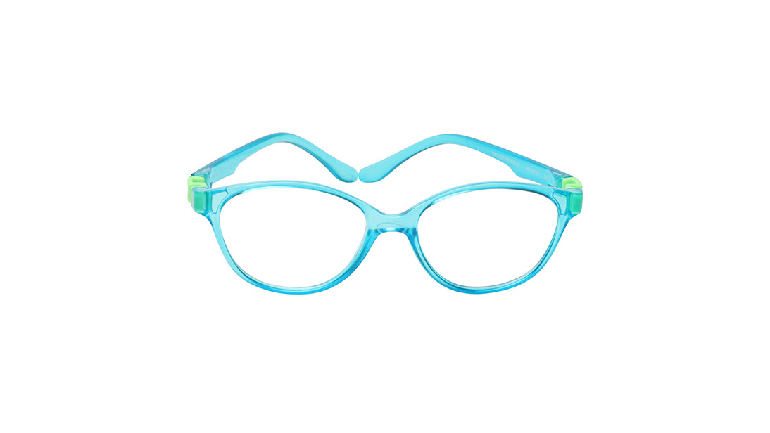 Blue CatEye Rimmed Eyeglasses(DK1052GFP3MBLV)