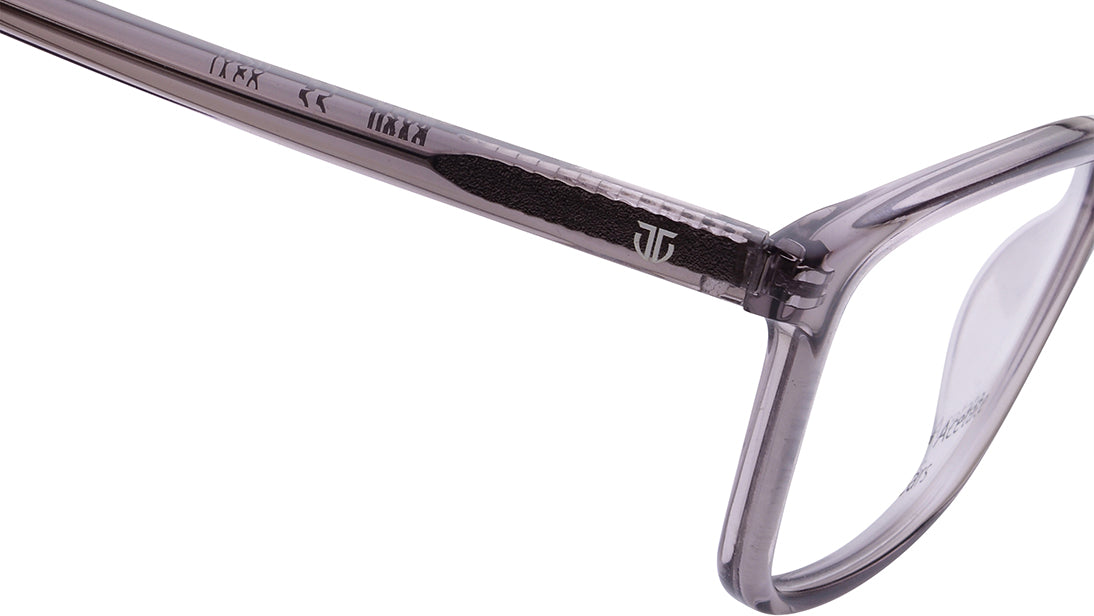 Grey Rectangle Rimmed Kids Eyeglasses (DK1065MFP2LGYV|47)