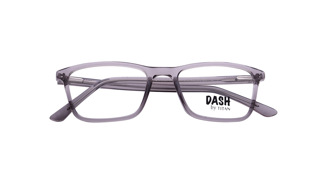 Grey Rectangle Rimmed Kids Eyeglasses (DK1065MFP2LGYV|47)