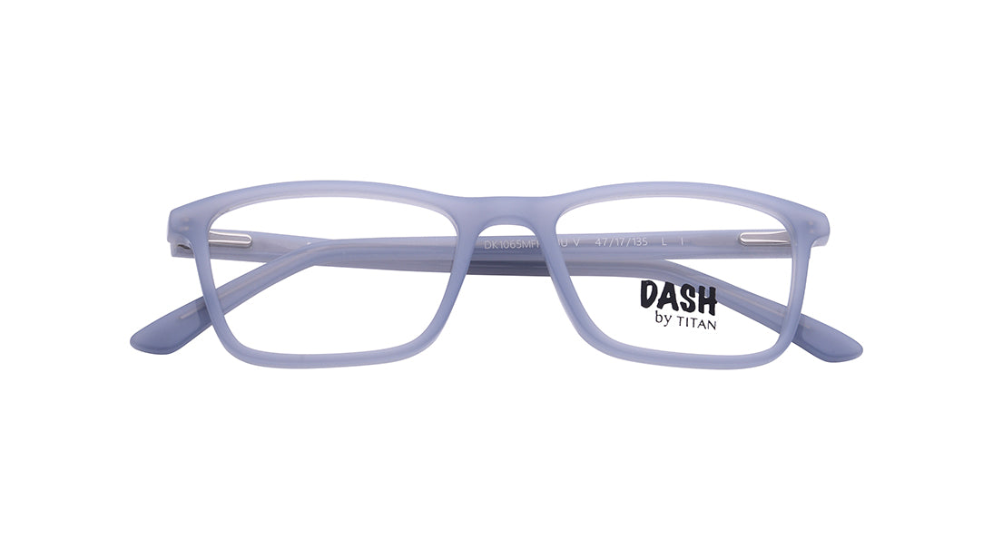 Blue Rectangle Rimmed Kids Eyeglasses (DK1065MFP3LBUV|47)